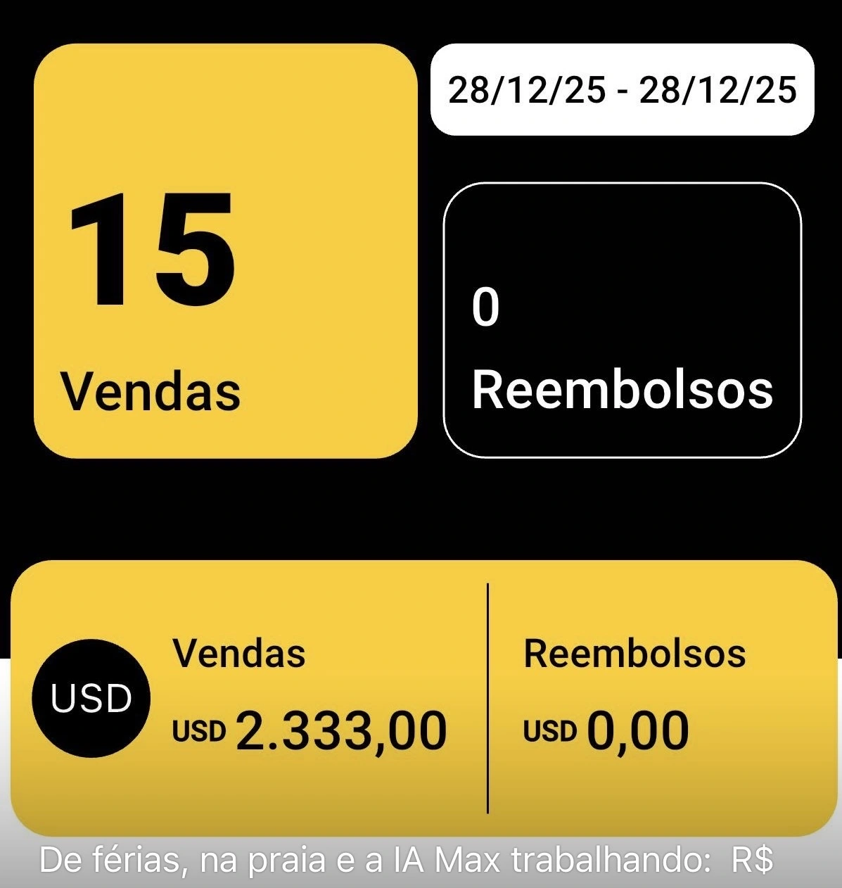 Resultado real de aluno ProStart 5